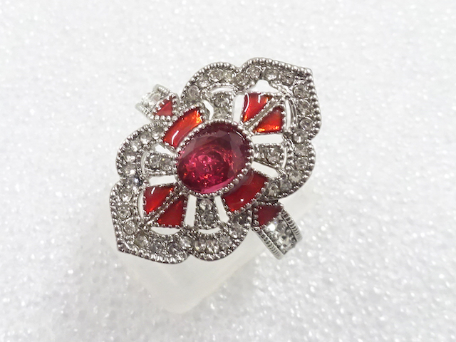 COLORED STONE FASHION RING / JP SIZE 17.5